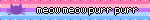 'meow meow purr purr' blinkie with catgender flag background