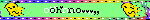 'oh no...' blinkie that looks like it's glitching. it has distressed yellow emojis on a light green background