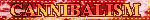 'cannibalism' blinkie on meat background