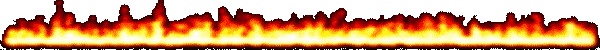 bright yellow and orange realistic animated fire divider