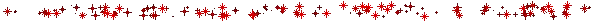 glowing, animated red sparkles