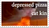 depressed pizza cat kin stamp