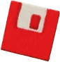 red floppy disk