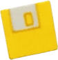 yellow floppy disk