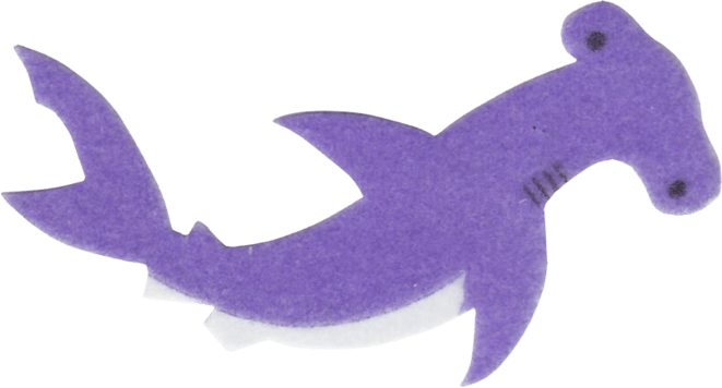 purple hammerhead shark