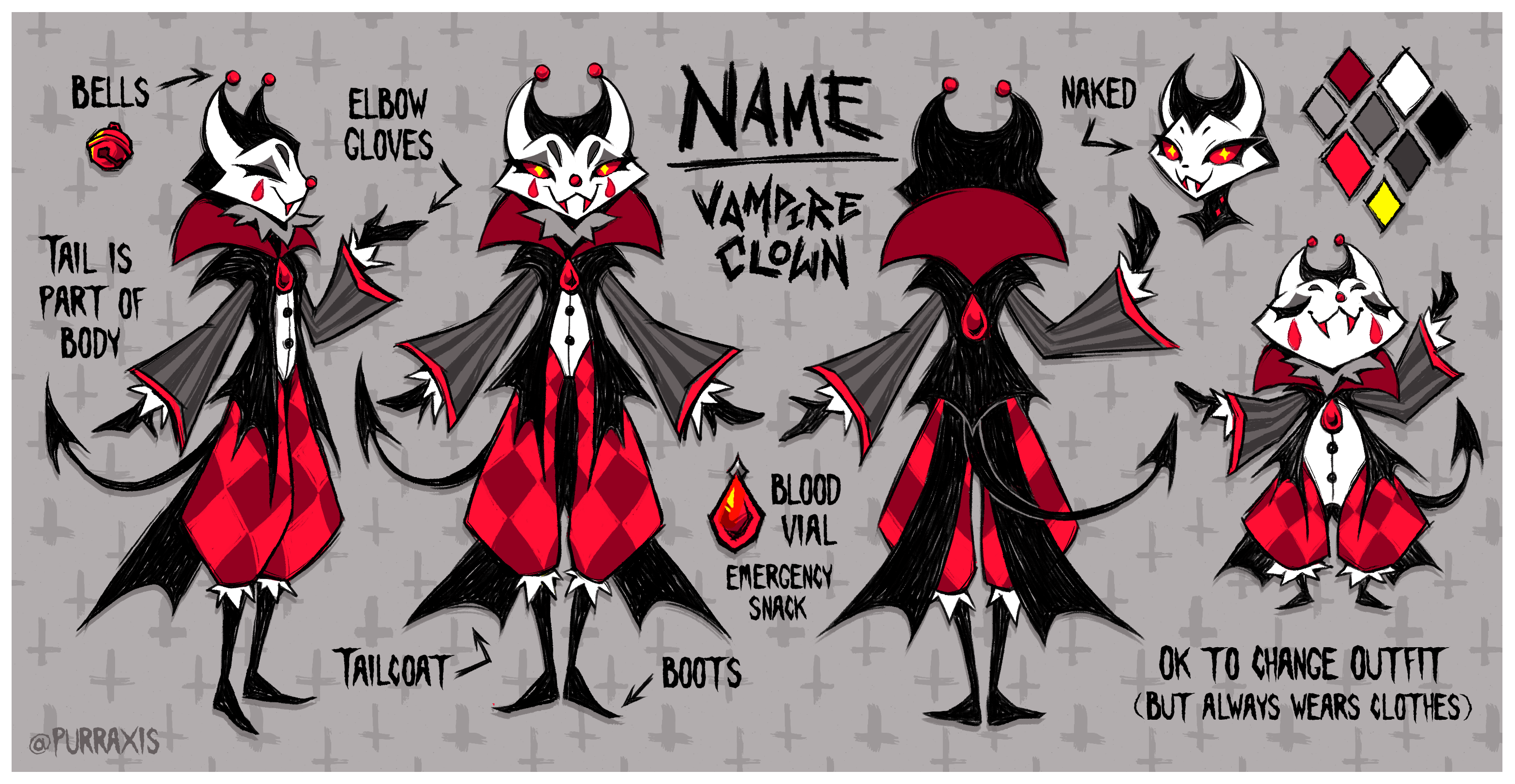 character reference sheet